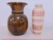 2 VASES, MID CENTURY STYLE ITA