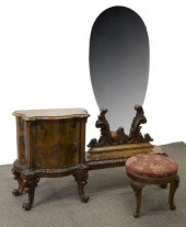 (2) VENETIAN BURLED WALNUT VAN
