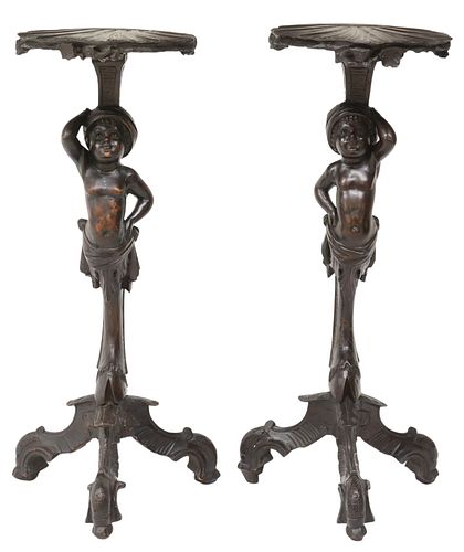 (2) VENETIAN FIGURAL &AMP; SHELL