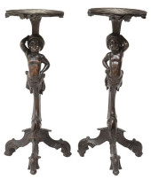 (2) VENETIAN FIGURAL &AMP; SHE