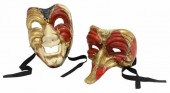 (2) VENETIAN KARTARUGA PAPIER-