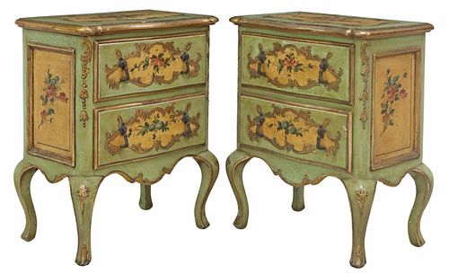 (2) VENETIAN LOUIS XV STYLE