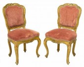 (2) VENETIAN LOUIS XV STYLE PA