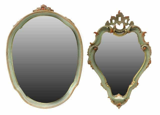 (2) VENETIAN PARCEL GILT &