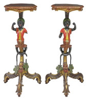 (2) VENETIAN PARCEL GILT &AMP;