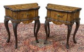 (2) VENETIAN PATCHWORK BEDSIDE