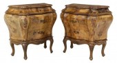 (2) VENETIAN PATCHWORK BOMBE B