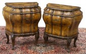 (2) VENETIAN PATCHWORK BOMBE B