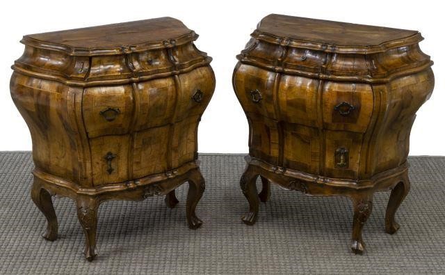 (2) VENETIAN PATCHWORK BOMBE
