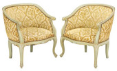 (2) VENETIAN ROCOCO STYLE GREE