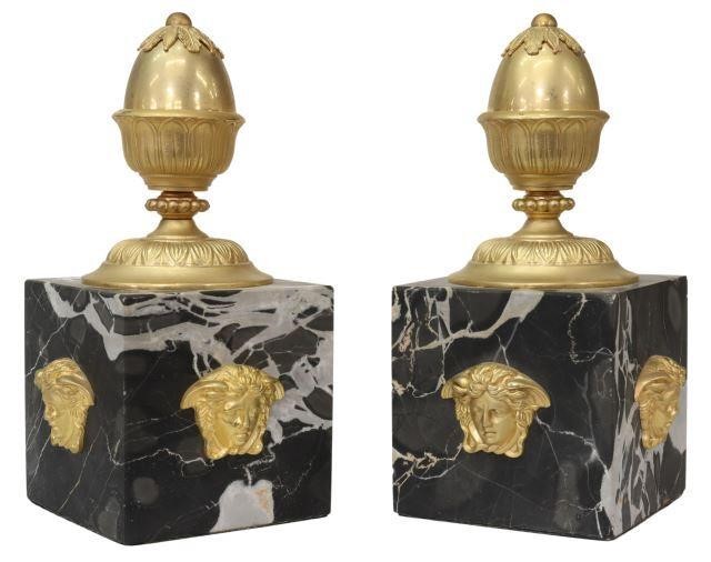 (2) VERSACE LITHOS MEDUSA BRONZE