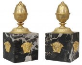 (2) VERSACE LITHOS MEDUSA BRON