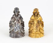 (2) VICTORIAN BRONZE DINNER BE