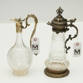(2) VICTORIAN CLARET JUGS, INC
