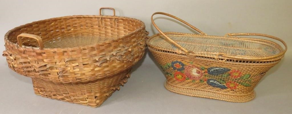 2 VICTORIAN ERA BASKETSca.