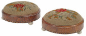 (2) VICTORIAN INLAID WALNUT &A