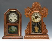 2 VICTORIAN MANTLE CLOCKS: WAT