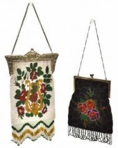 (2) VICTORIAN MICRO BEADED RET