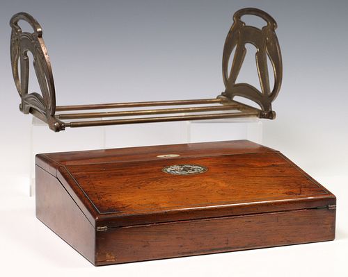 (2) VICTORIAN ROSEWOOD WRITING