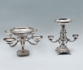 2 VICTORIAN SILVER PLATE EPERG