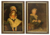 (2) VICTORIAN STYLE PRINTS PEA