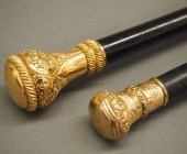 2 VICTORIAN WALKING STICKSTwo