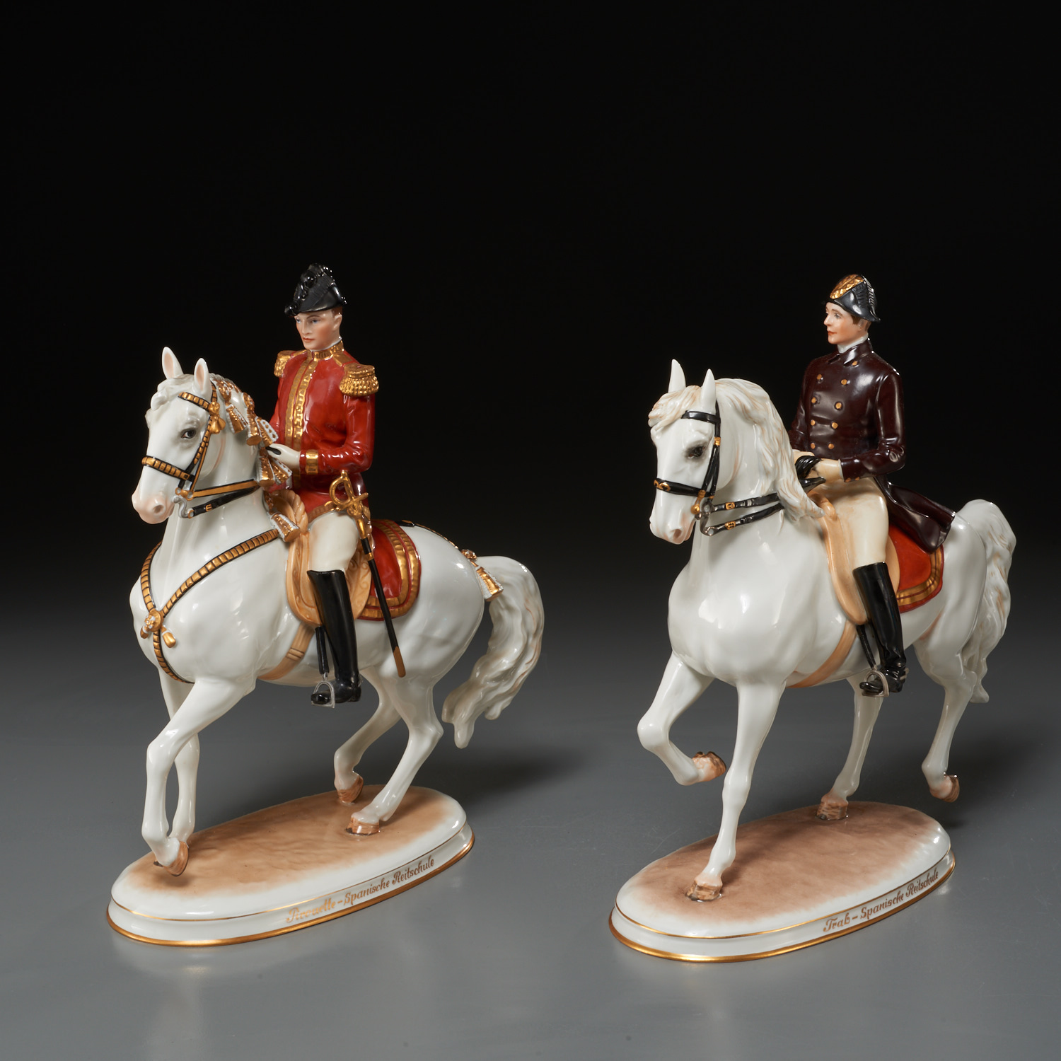 (2) VIENNA AUGARTEN WIEN REGIMENTAL