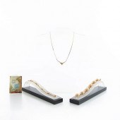 2 VINTAGE 14K GOLD FILL BRACEL