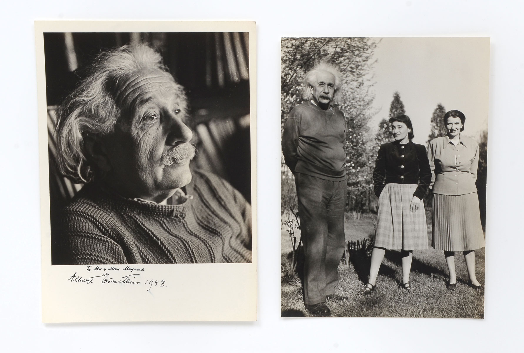 2 VINTAGE ALBERT EINSTEIN