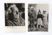 2 VINTAGE ALBERT EINSTEIN PHOT