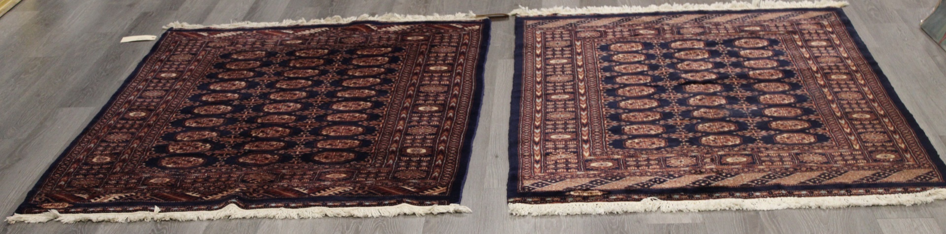2 VINTAGE AND FINELY HAND WOVEN