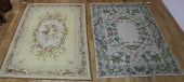2 VINTAGE AUBUSSON STYLE NEEDL