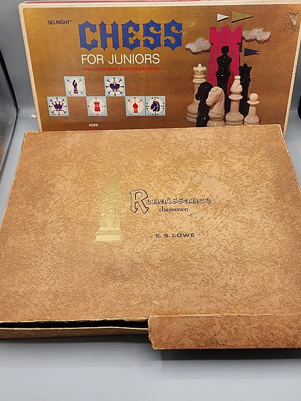 2 Vintage Chess Board Games.