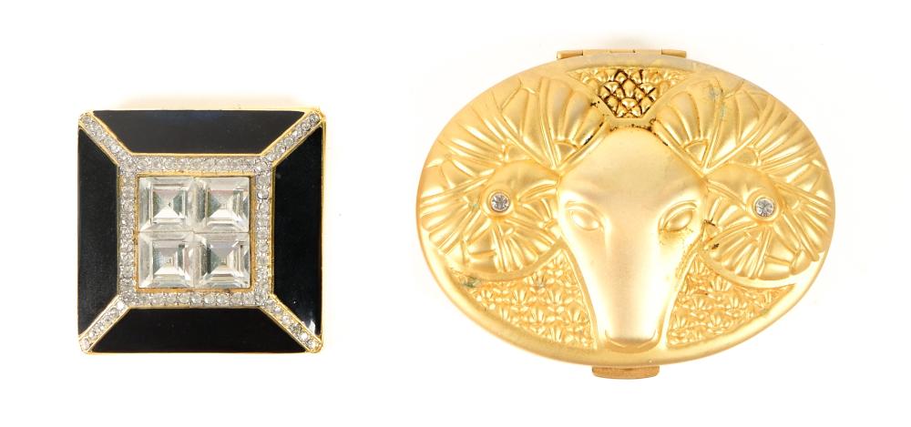 2 VINTAGE COMPACTS: ESTEE LAUDER