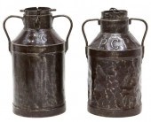 (2) VINTAGE DECORATIVE STEEL M