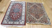 2 VINTAGE & FINELY HAND KNOTTE