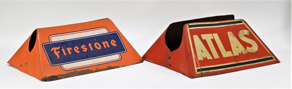 2 VINTAGE FIRESTONE ATLAS AUTO