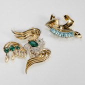 (2) VINTAGE FUR CLIPS, INCL. M