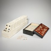 (2) VINTAGE GAME SETS: MAH JON