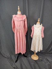 2 Vintage Girls Dresses with R
