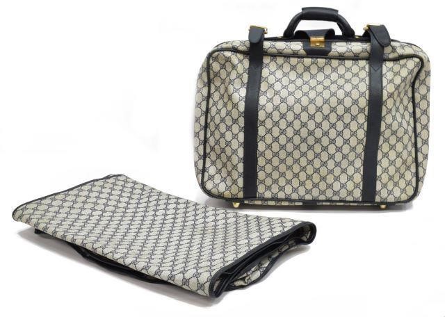 (2) VINTAGE GUCCI GG CANVAS