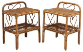 (2) VINTAGE ITALIAN BAMBOO &AM