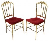 (2) VINTAGE ITALIAN CHIAVARI B