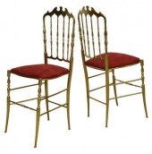 (2) VINTAGE ITALIAN CHIAVARI B