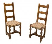 (2) VINTAGE ITALIAN RUSTIC LAD