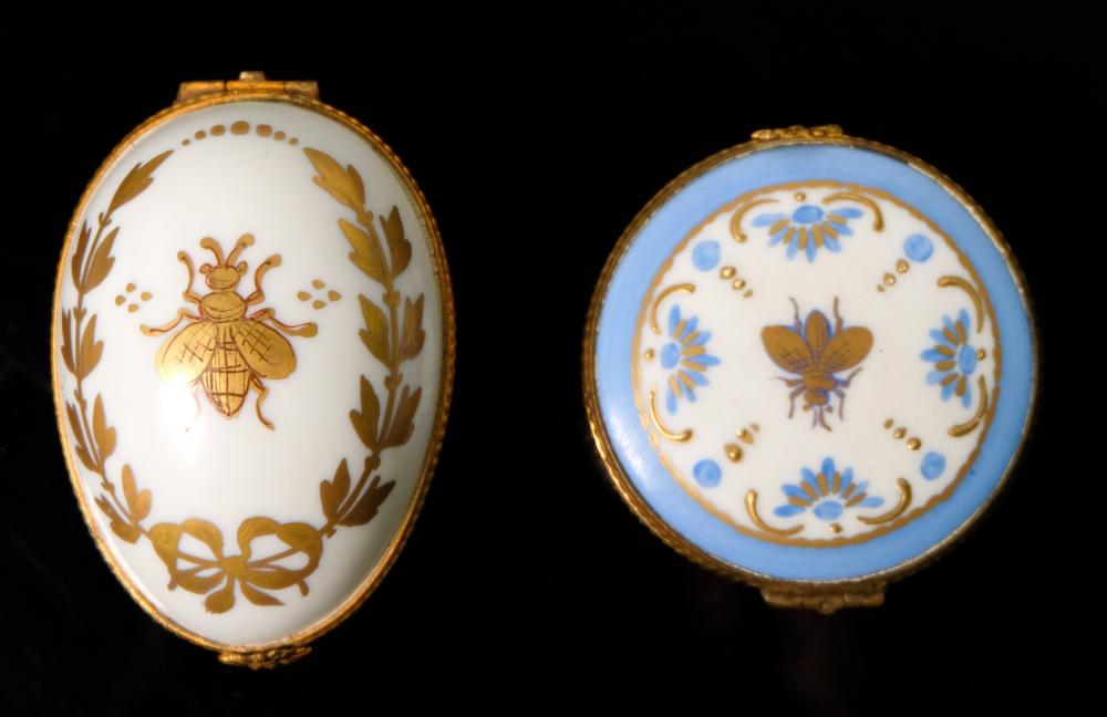2 VINTAGE LIMOGES FRANCE NAPOLEONIC