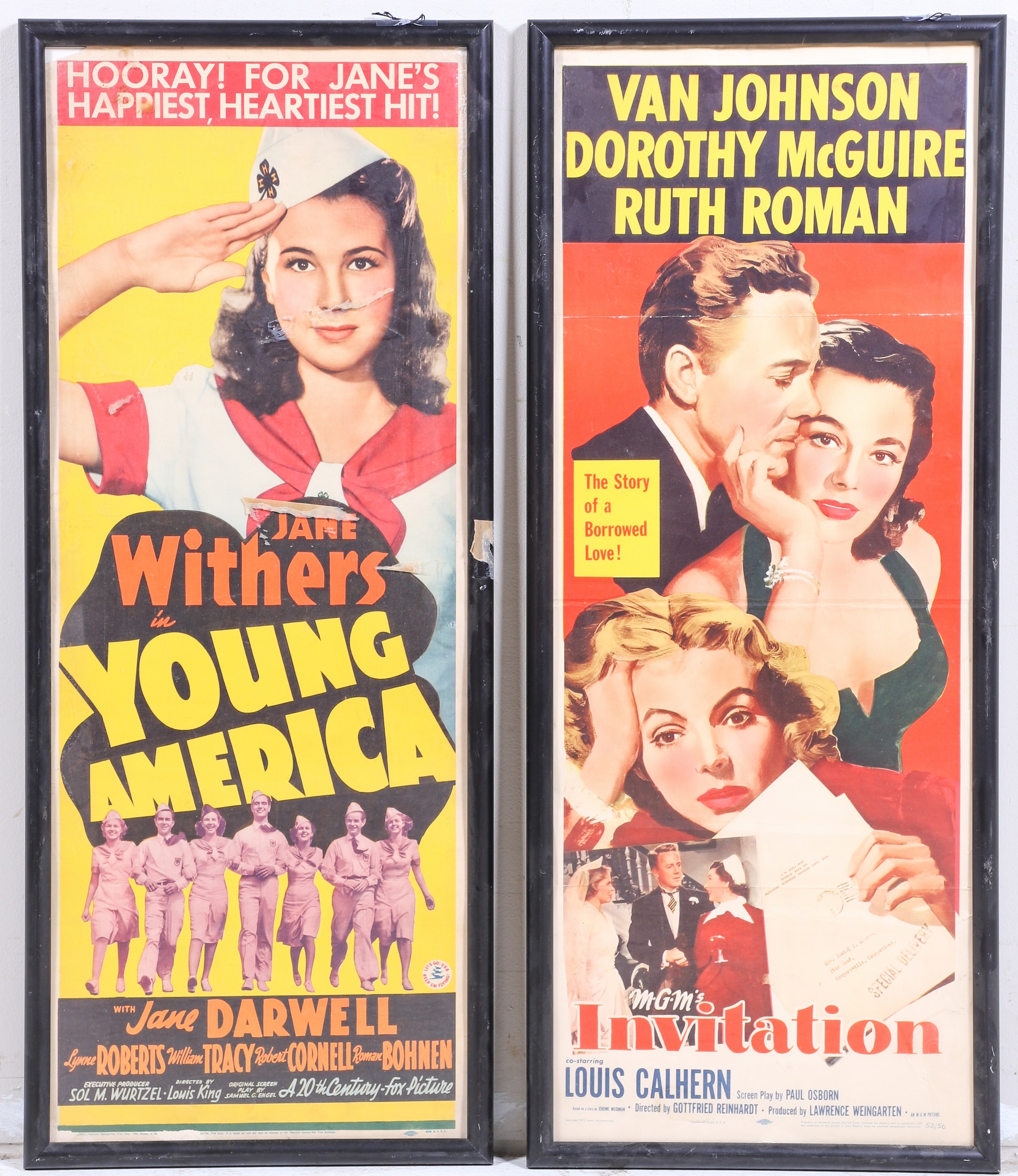 2 Vintage Movie Posters,