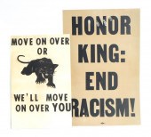 2 VINTAGE POSTERS: MARTIN L. K