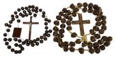 (2) VINTAGE RELIGIOUS BEADED R