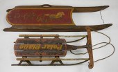 2 VINTAGE SLEDS2 Vintage sleds